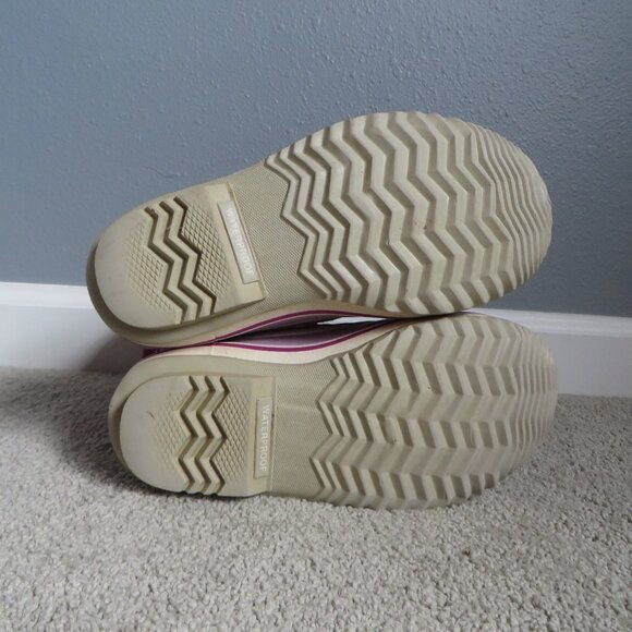 Sorel Little Girl Waterproof Winter Snow Boots Size 3 Purple Snowflake - Picture 9 of 9